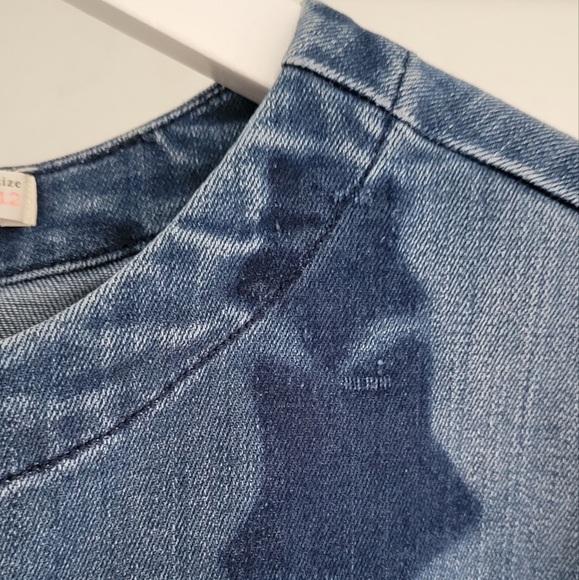 Crewcuta Girls Jean Dress-size 12 - Picture 2 of 11